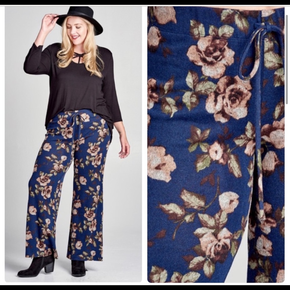 Oddy Wide Leg Floral Pants